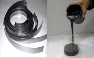 graphite foil and graphite suspension