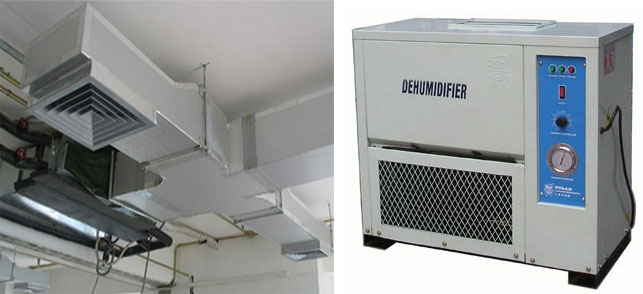 industrial-dehumidifier used  by metallizers
